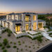 Exterior view of a luxurious home in Scottsdale, Arizona, showcasing desert landscaping and contemporary architecture